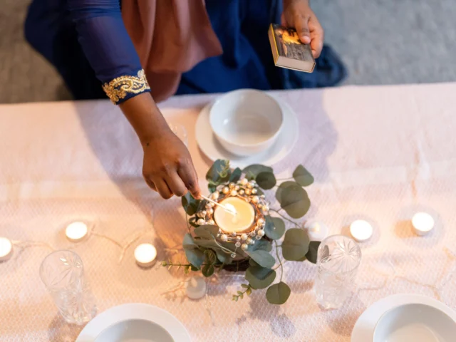 Table Eid decoration