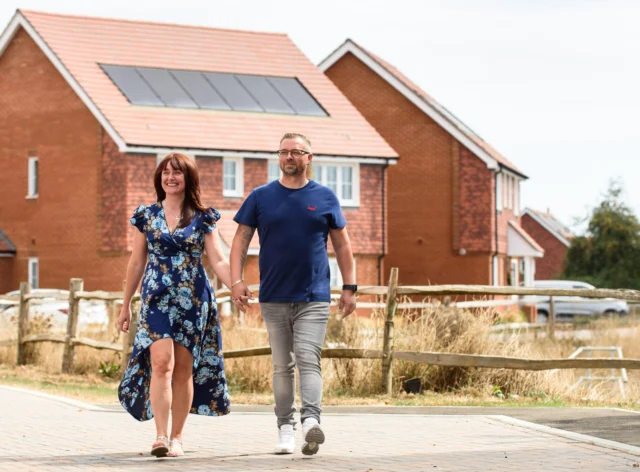 Kelly and Rob at Hyde New Homes' Wildbridge,
