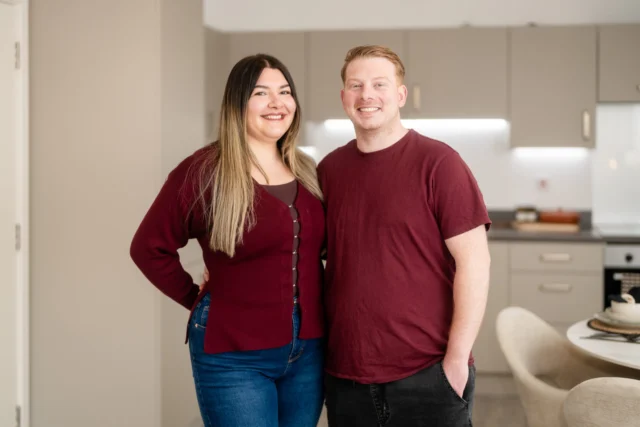 Ioana and Ricky in kitchen